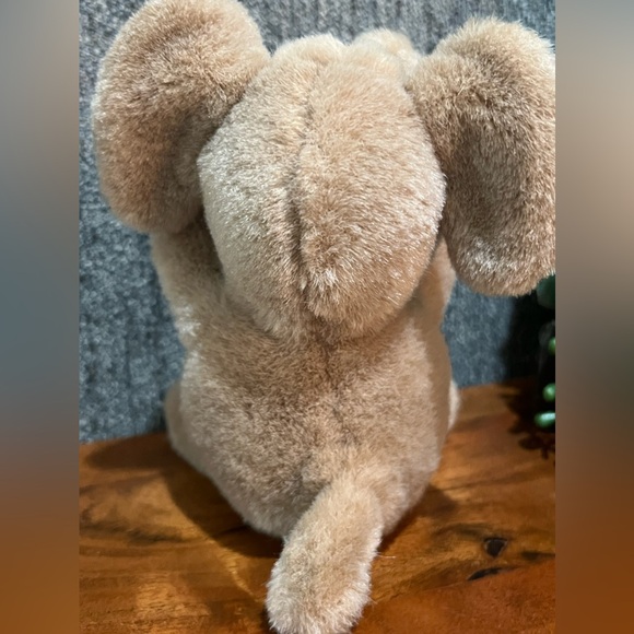 Vintage GUND Stuffed Animal Plush Toy 1989 Brown Elephant 6” NWOT - Picture 4 of 7